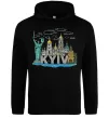Женская толстовка (худи) Kyiv Архітектурні пам’ятки Черный фото