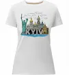Женская премиум футболка Kyiv Архітектурні пам’ятки Белый фото