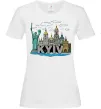 Женская футболка Kyiv Архітектурні пам’ятки Белый фото