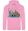 Женская толстовка (худи) Kyiv Архітектурні пам’ятки Розовый фото