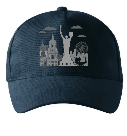 Кепка Київ контури Темно-синий фото