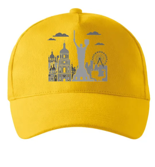 Кепка Київ контури Солнечно желтый фото