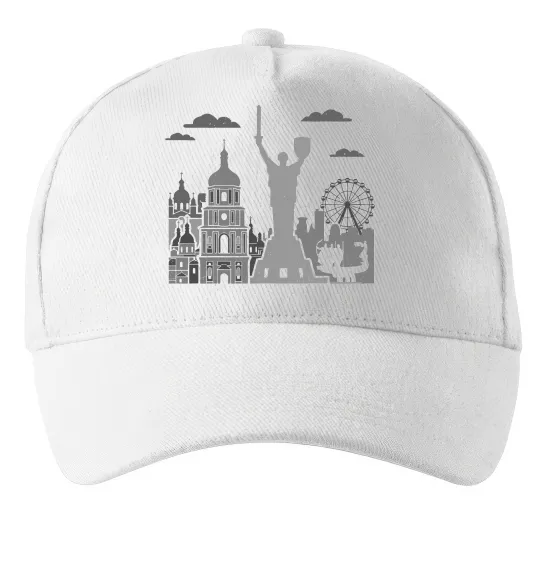Кепка Київ контури Белый фото