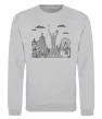 Свитшот Київ контури Серый меланж фото