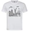 Мужская футболка Київ контури Белый фото