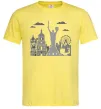 Мужская футболка Київ контури Лимонный фото