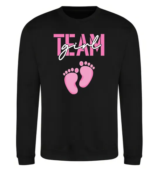Свитшот Team girl Черный фото