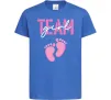 Детская футболка Team girl Ярко-синий фото