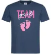 Мужская футболка Team girl Темно-синий фото