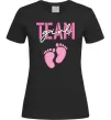 Женская футболка Team girl Черный фото
