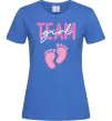 Женская футболка Team girl Ярко-синий фото