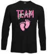 Лонгслив Team girl Черный фото