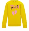 Детский Свитшот Team girl Солнечно желтый фото