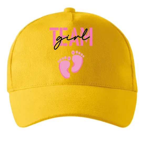 Кепка Team girl Солнечно желтый фото