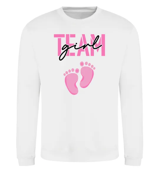 Свитшот Team girl Белый фото