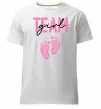 Мужская премиум футболка Team girl Белый фото