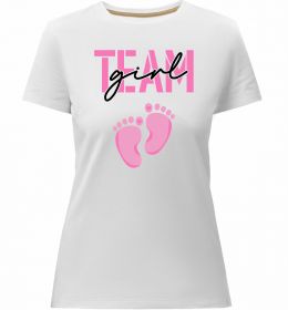 Женская премиум футболка Team girl