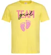 Мужская футболка Team girl Лимонный фото