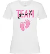 Женская футболка Team girl Белый фото