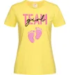 Женская футболка Team girl Лимонный фото