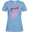 Женская футболка Team girl Голубой фото
