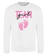 Свитшот Team girl Белый фото