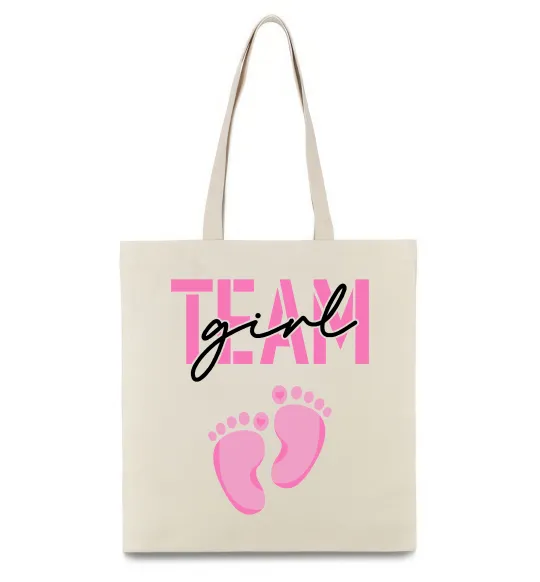Эко-сумка Team girl Бежевый фото