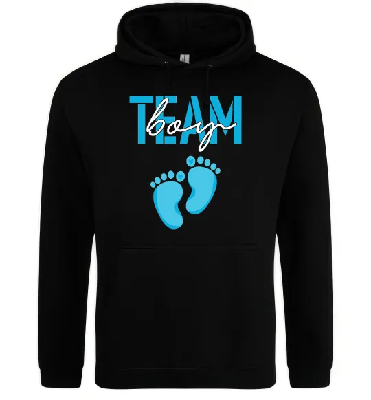 Женская толстовка (худи) Team boy Черный фото