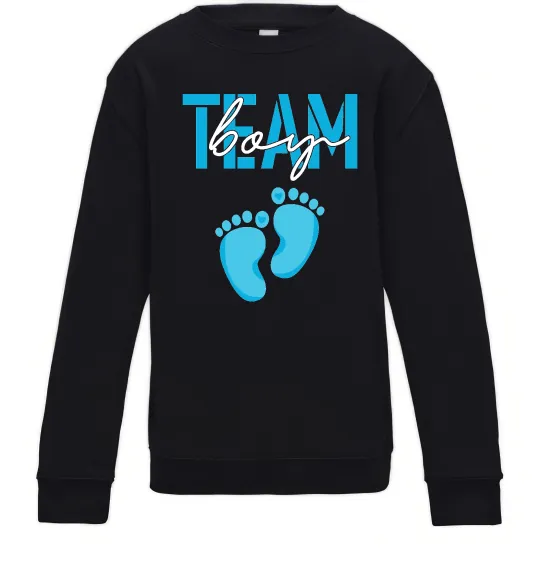 Детский Свитшот Team boy Черный фото