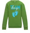 Детский Свитшот Team boy Лаймовый фото