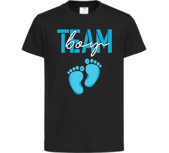 Детская футболка Team boy Черный фото