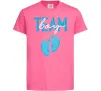 Детская футболка Team boy Ярко-розовый фото