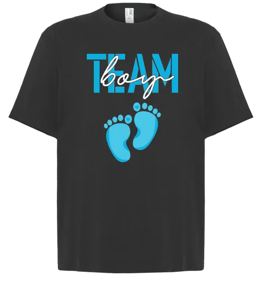 Футболка Оверсайз Team boy Черный фото