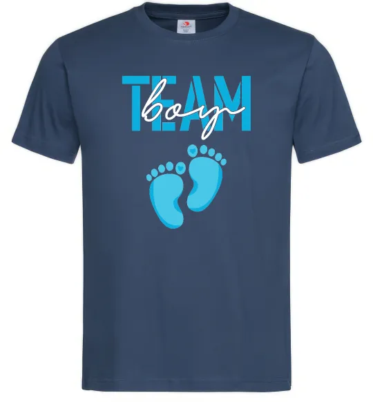Мужская футболка Team boy Темно-синий фото