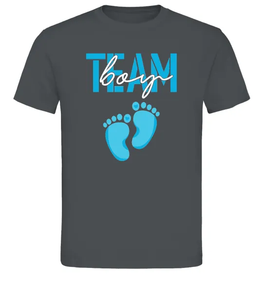 Мужская футболка Team boy Графит фото