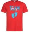 Мужская футболка Team boy Красный фото