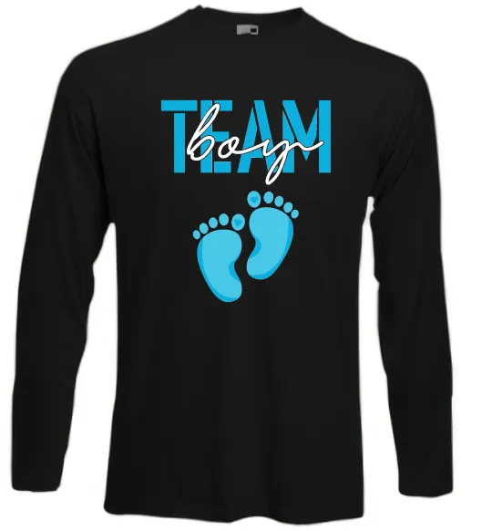 Лонгслив Team boy Черный фото