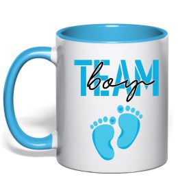 Чашка с цветной ручкой Team boy Чашка с цветной ручкой Team boy