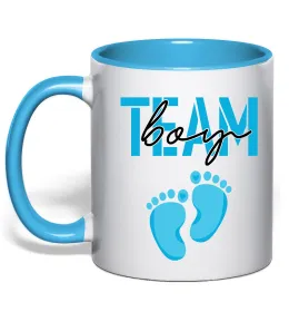 Чашка с цветной ручкой