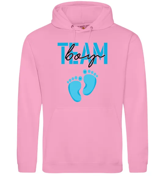 Мужская толстовка (худи) Team boy Розовый фото