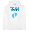 Мужская толстовка (худи) Team boy Белый Мужская толстовка (худи) Team boy Белый фото