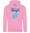 Женская толстовка (худи) Team boy Розовый фото