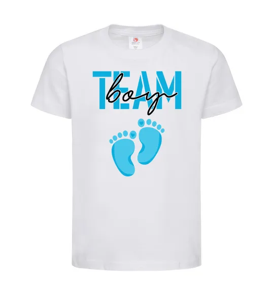 Детская футболка Team boy Белый фото
