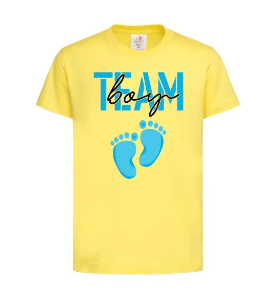 Детская футболка Team boy Лимонный фото