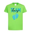 Детская футболка Team boy Лаймовый фото