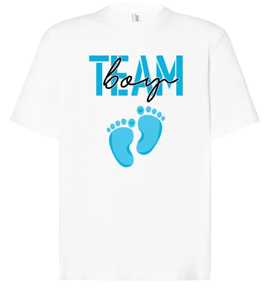 Футболка Оверсайз Team boy Белый фото