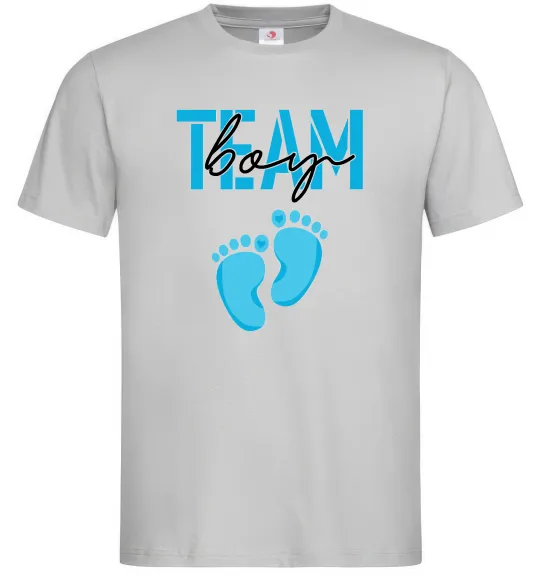 Мужская футболка Team boy Серый фото