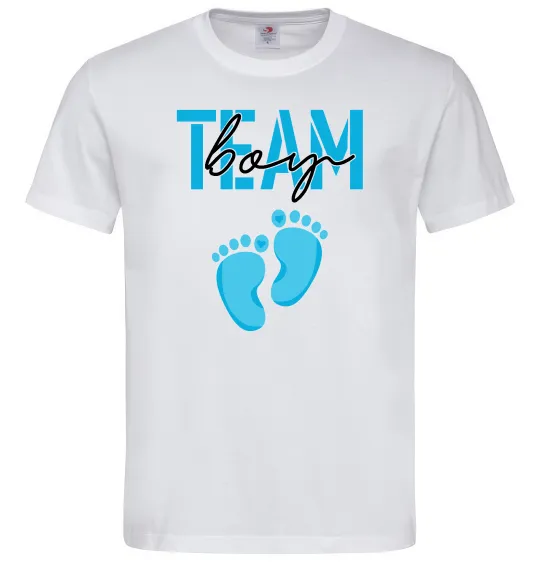 Мужская футболка Team boy Белый фото