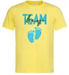 Мужская футболка Team boy Лимонный фото