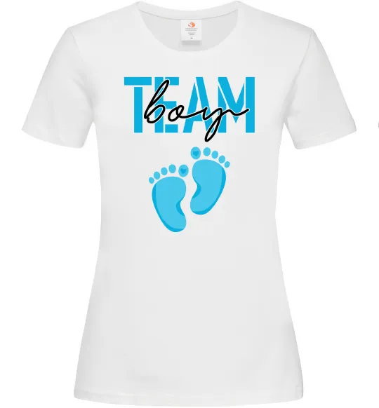 Женская футболка Team boy Белый фото